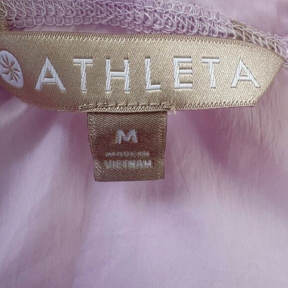 Athleta Dispatch Anorack Jacket Med Purple Hooded Nylon Pullover Boxy Athleisure - Picture 10 of 12